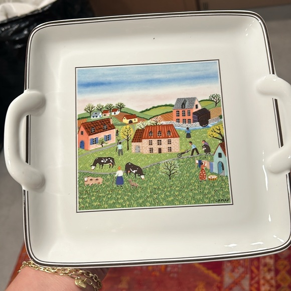 Villeroy & Boch square cake plate Design Naïf - Picture 2 of 6